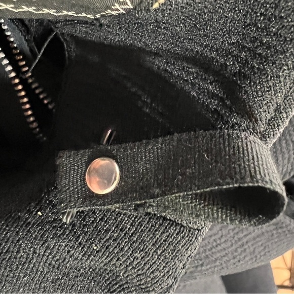 TRENDS BY JERRIE LURIE. Vintage 1960’s Black textured polyester cocktail dress - Picture 5 of 9